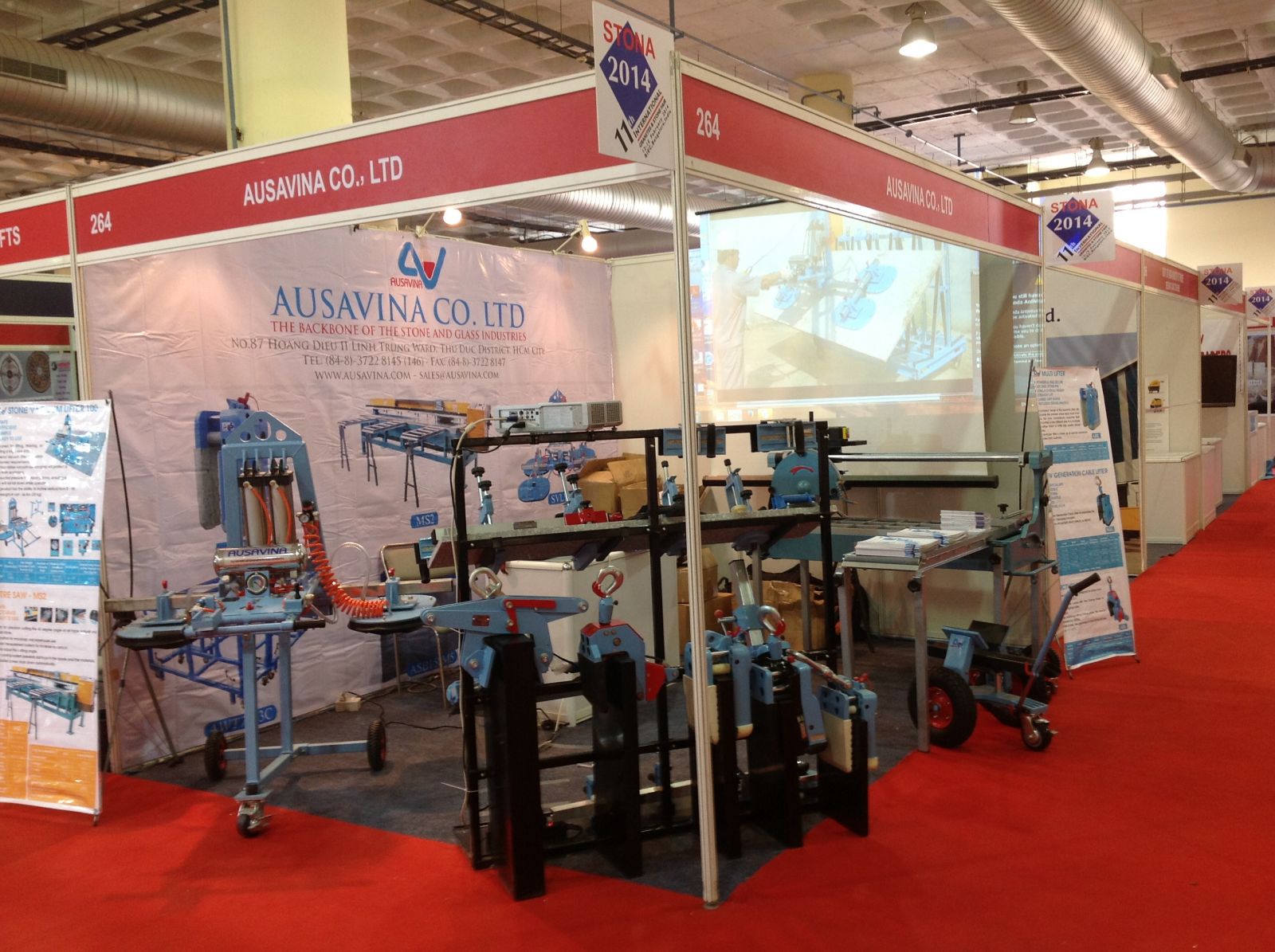 Exhibition booth at Stona 11th, 2014