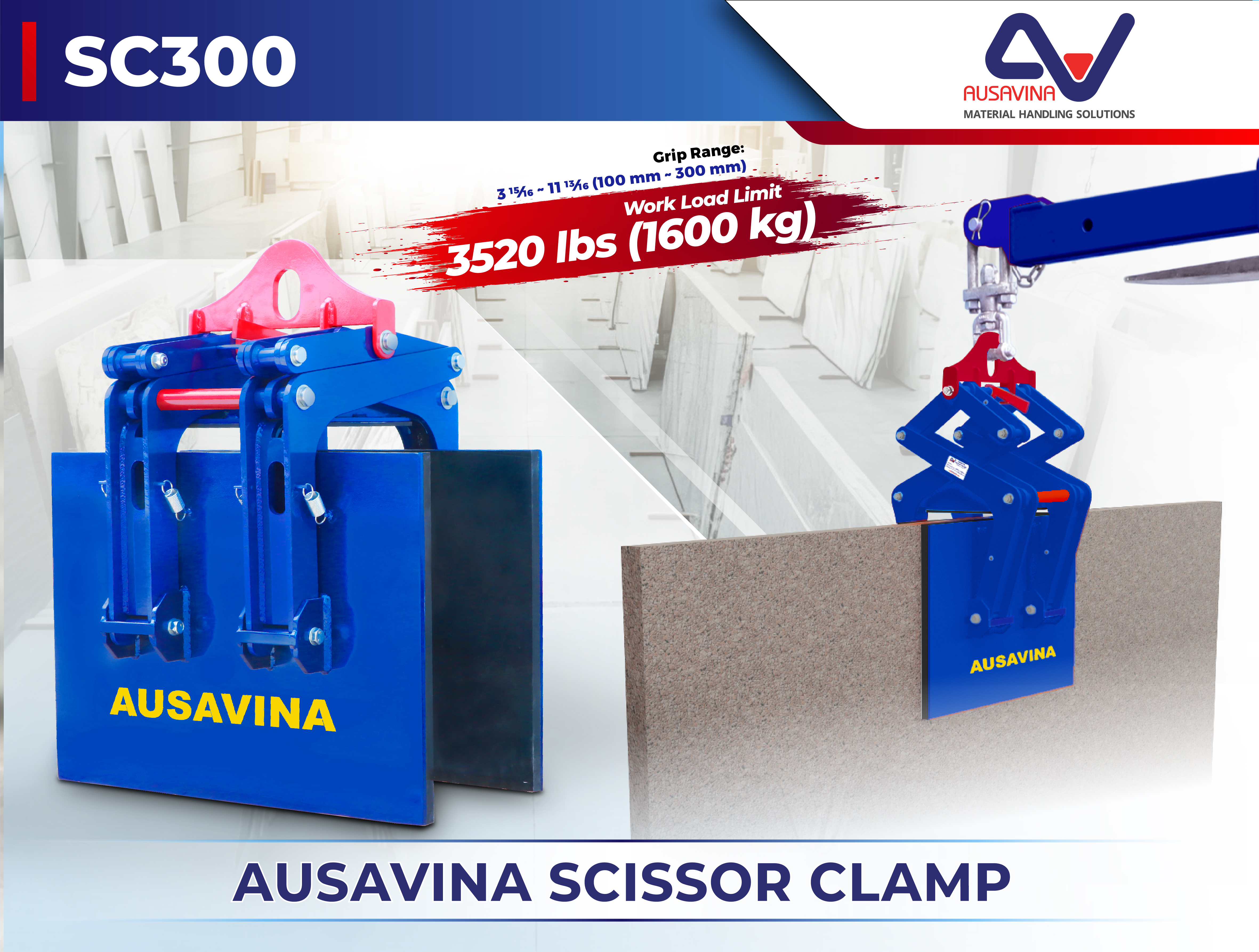 AUSAVINA SCISSOR CLAMP: GRIP, LIFT, AND GO