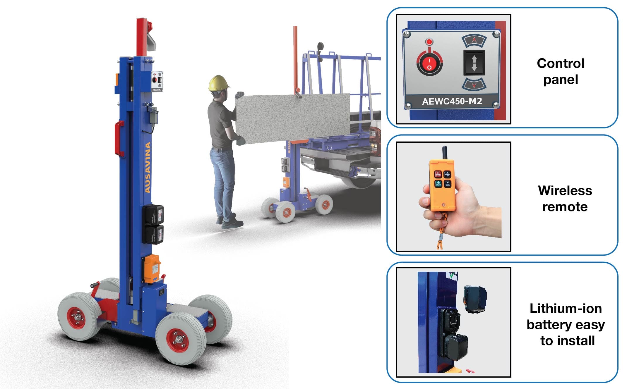 XE NÂNG ĐIỆN - AEWC450-M2