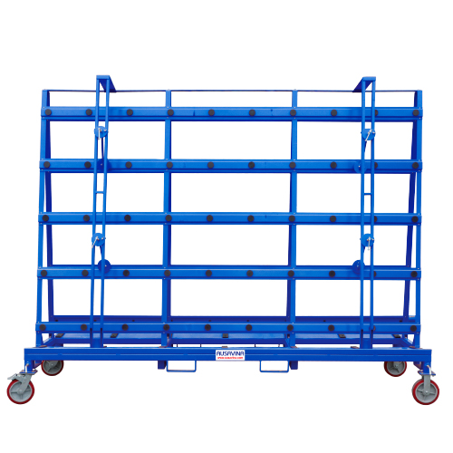 AUSAVINA OVERSIZED GLASS TRANSPORT CART -  AOGTC11879