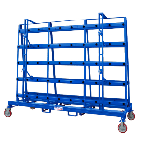 AUSAVINA OVERSIZED GLASS TRANSPORT CART -  AOGTC11879